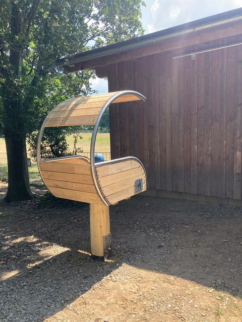 Im Freien ungestört wickeln: Auf dem Mundenhof gibt es das erste Wickelboard unter freiem Himmel