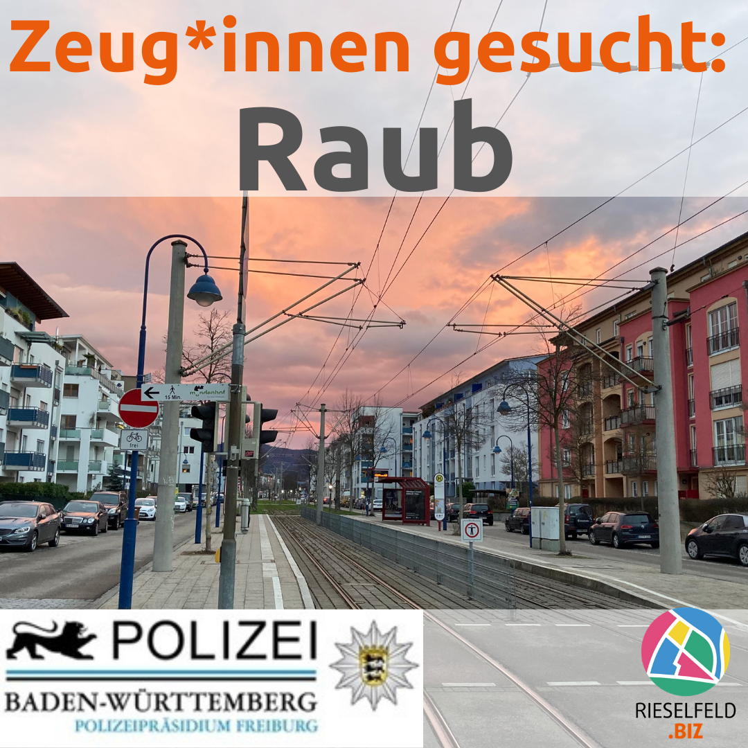 Zeug*innen gesucht: Raub