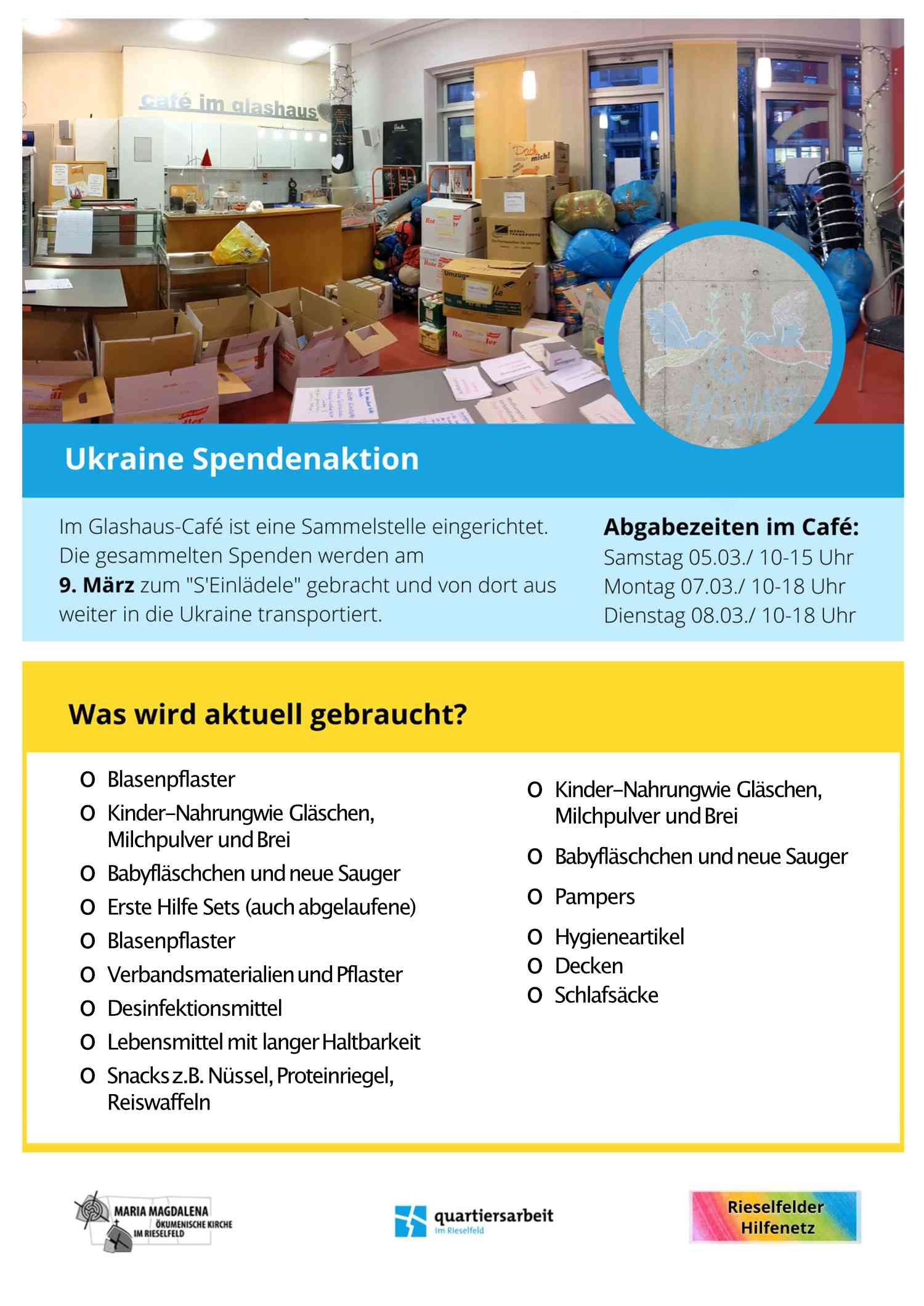 Ukrainehilfe Rieselfeld