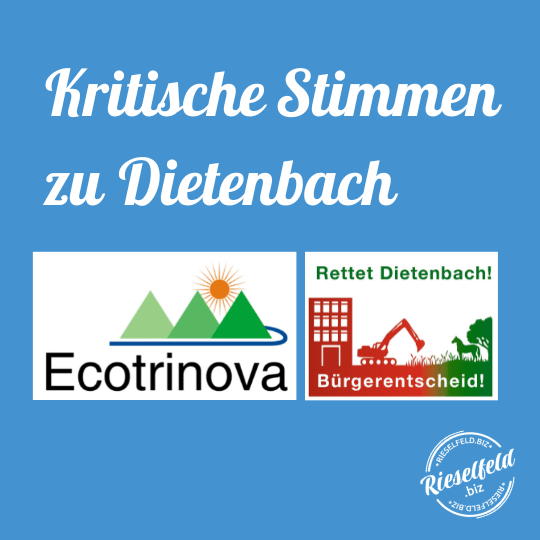Kritische Stimmen zu Dietenbach