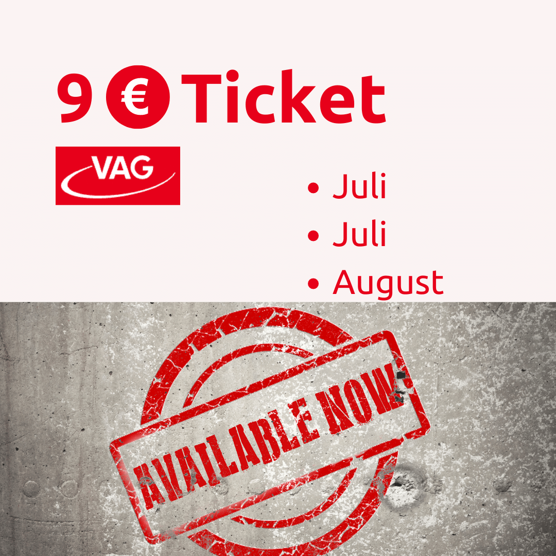 9 € Ticket ab jetzt verfügbar