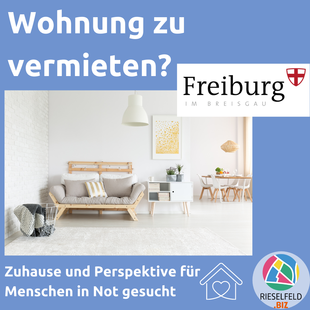 Wohnung zu vermieten? Zuhause und Perspektive für Menschen in Not gesucht 