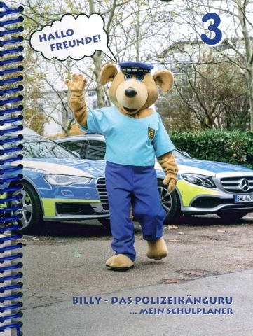 Polizei-Känguru-Schulplaner