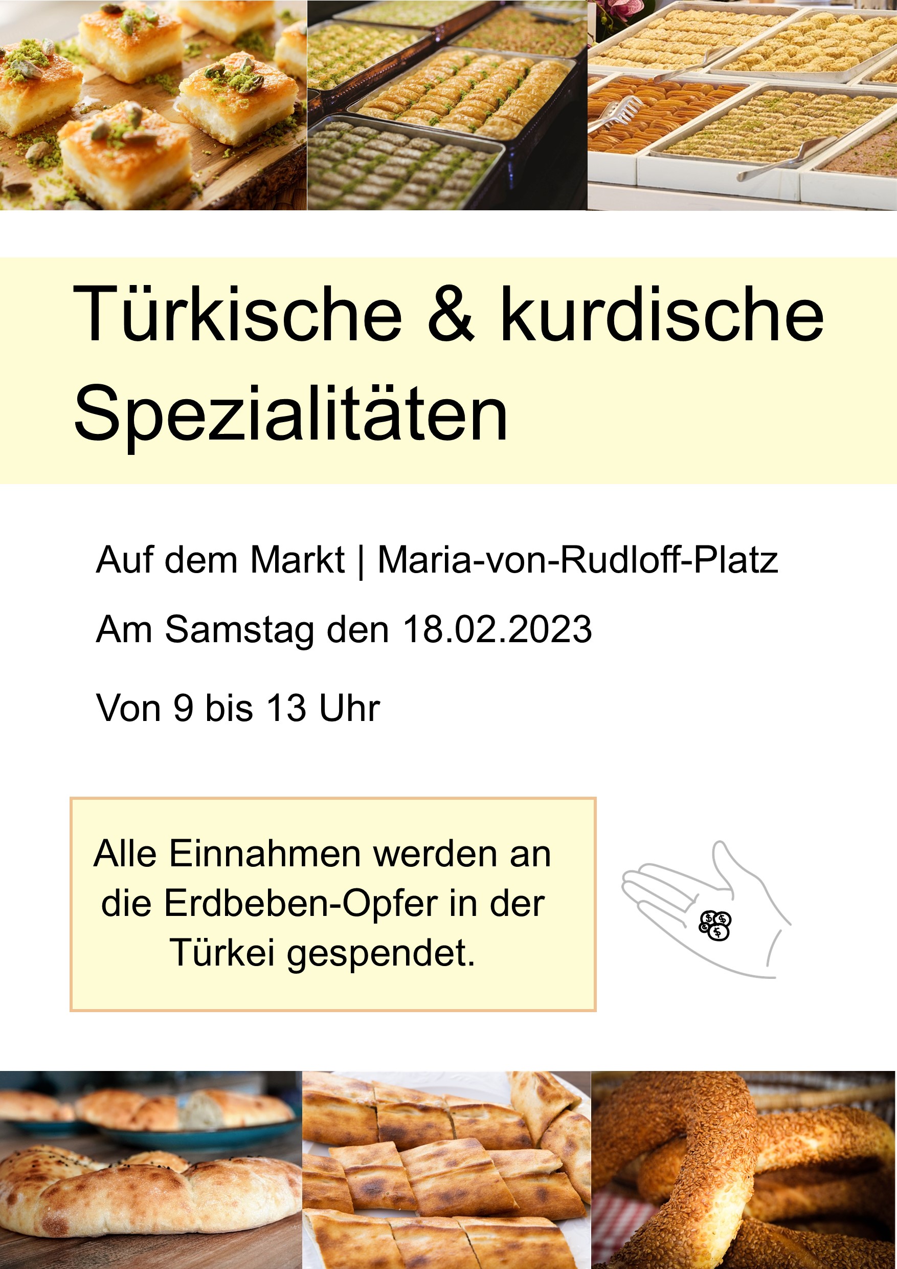 Spendenplakat