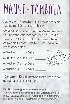 Mäuse Tombola Weihnachtsbroschüre 2018 240