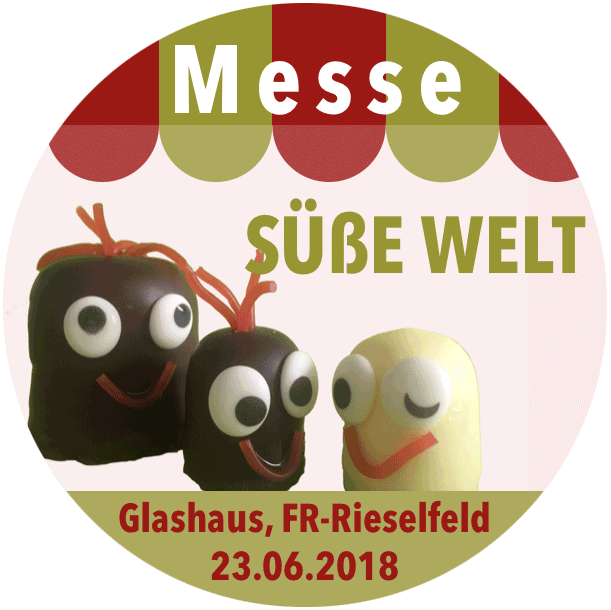 banner messe suesse welt
