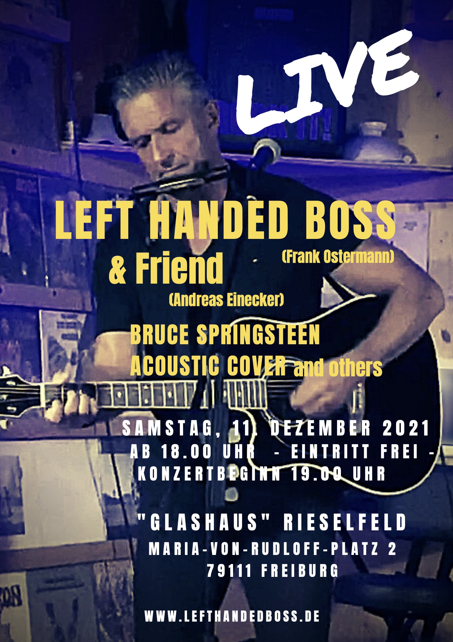 Left Handed Boss and Friend Glashaus Freiburg