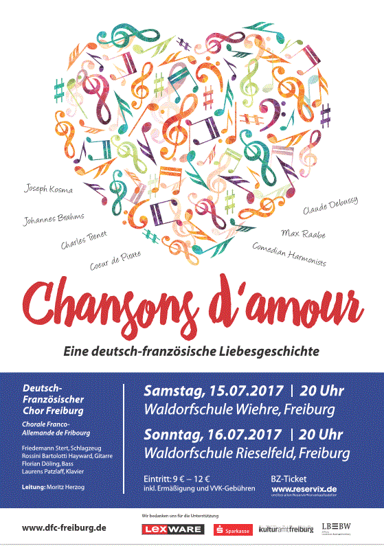 Liebeslieder dt franz chor