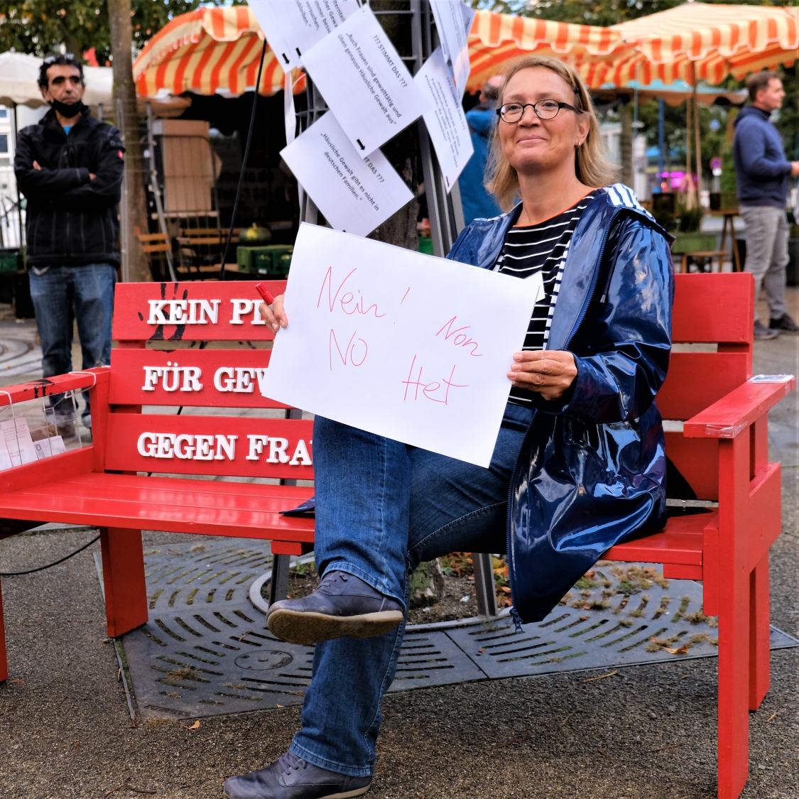 rote bank rieselfeld Daniela Mauch Foto PG