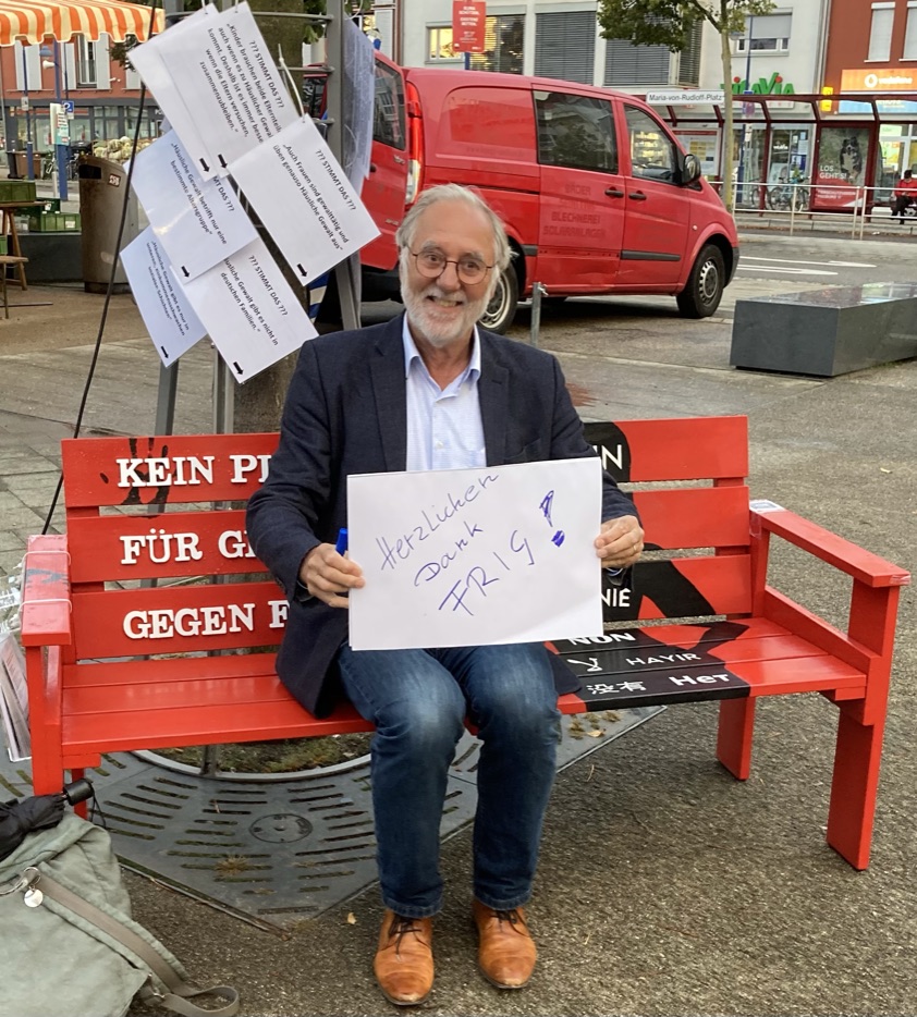 rote bank rieselfeld herzlichen dank frig