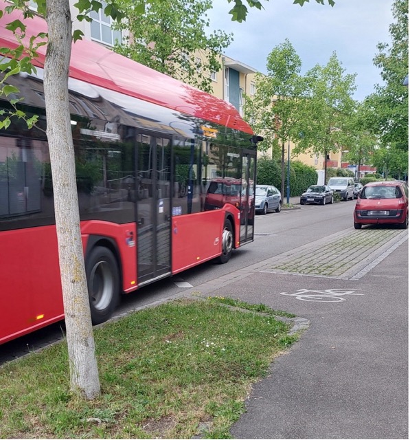 Bettina von Arnim Straße Radweg 3