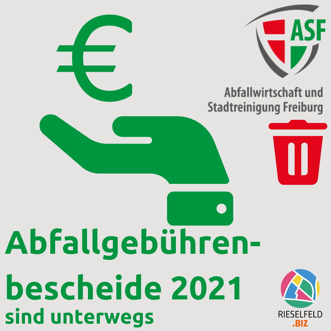 Abfallgebührenbescheid ist unterwegs