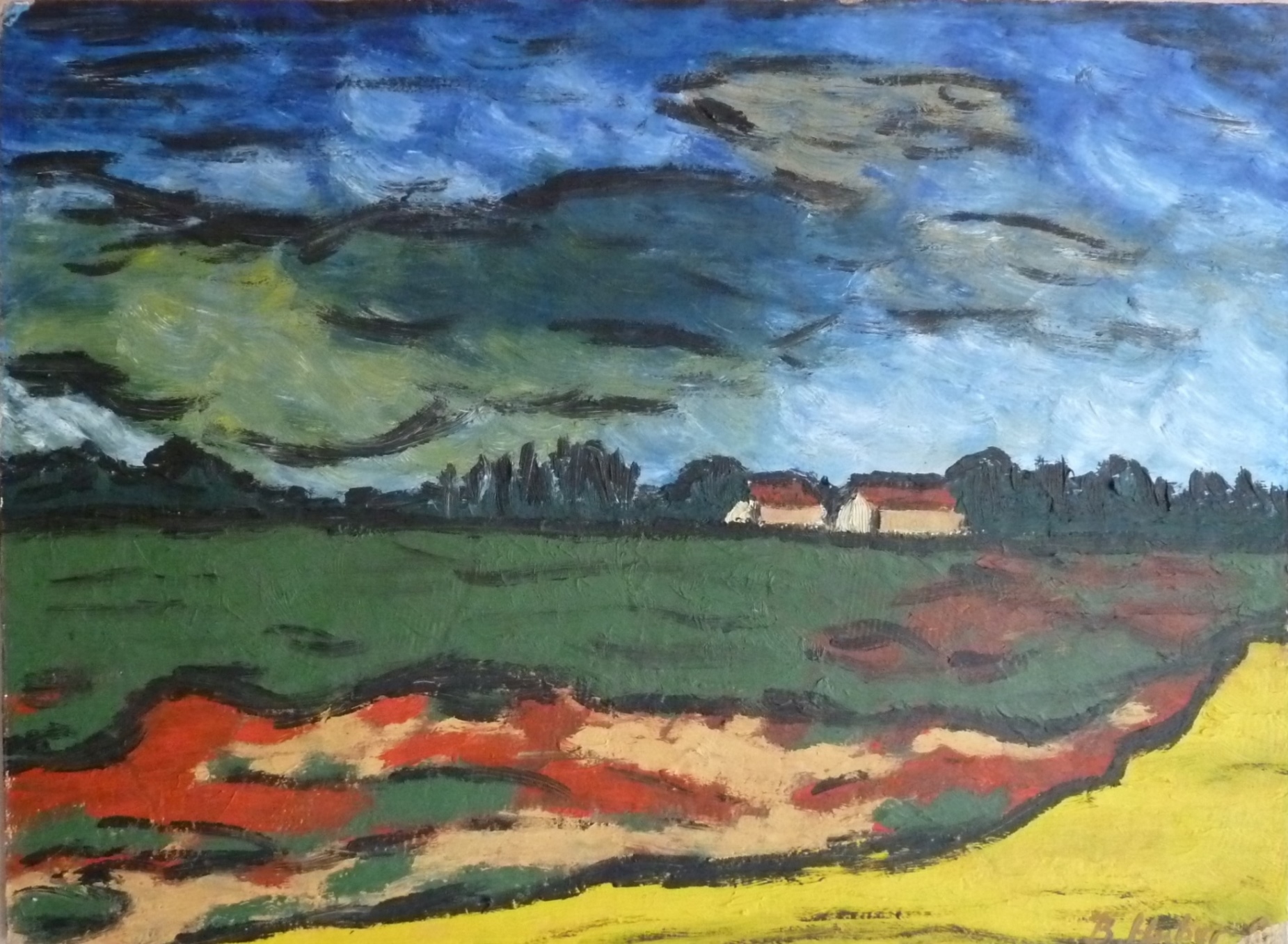Huber Wanner Landschaft im Süden