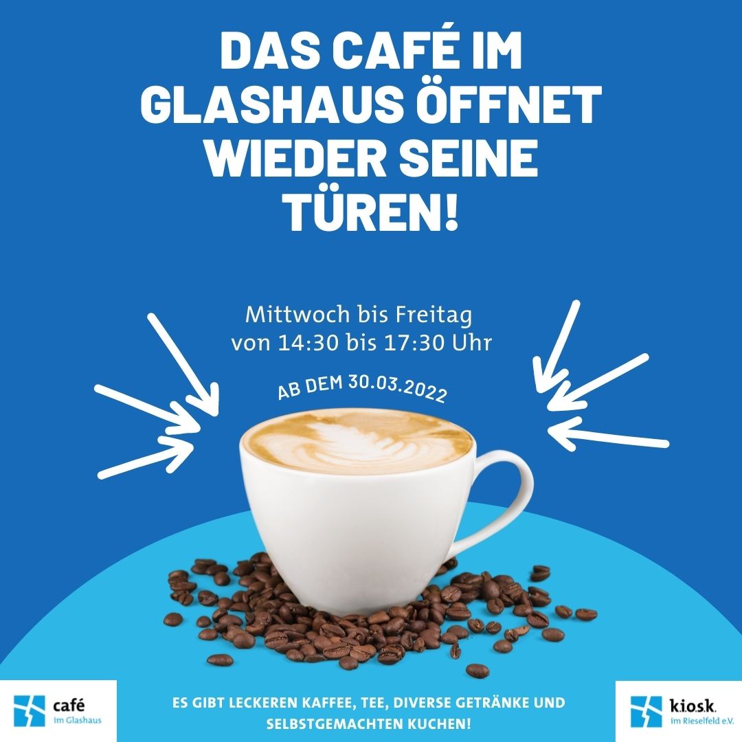 Wiedereröffnung Café im Glashaus 2022