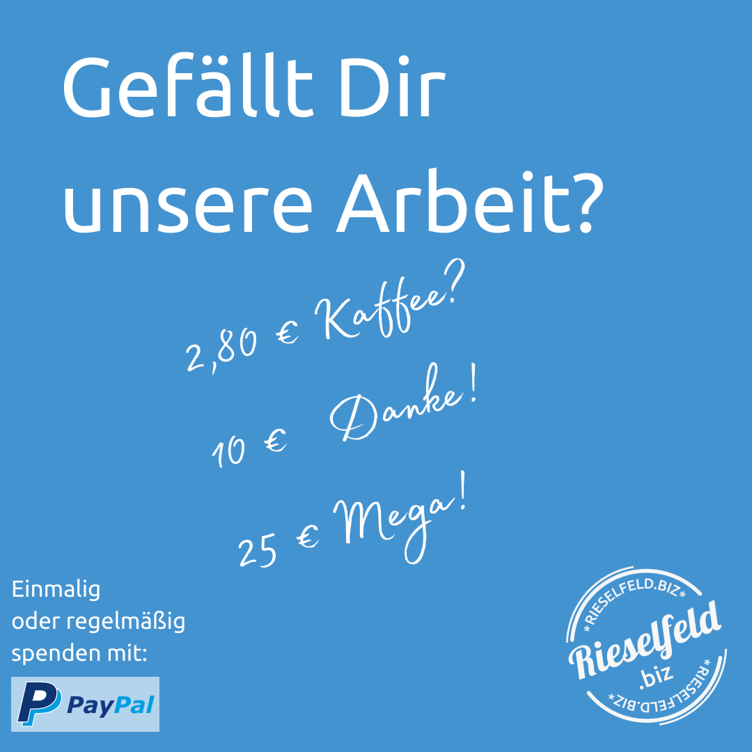 Gefällt Dir unsere Arbeit?