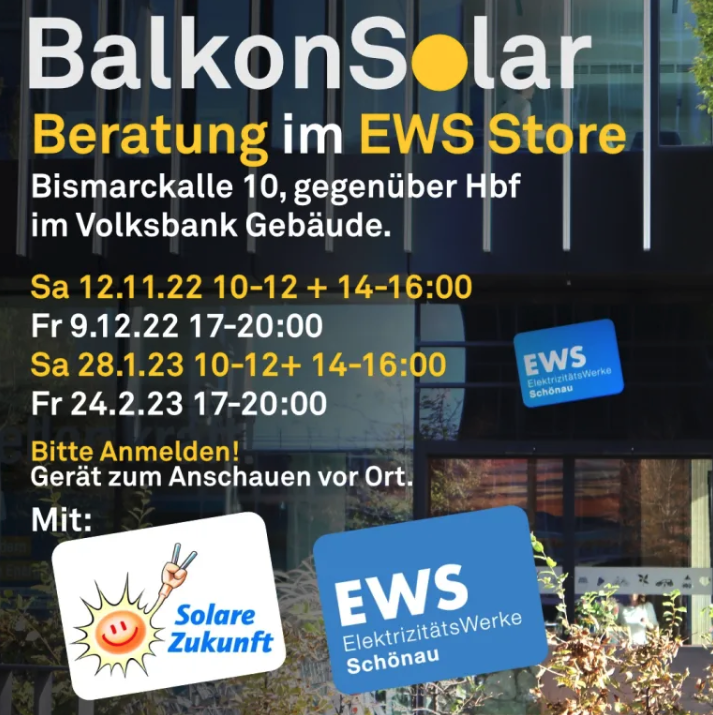 Balkonsolar Beratung ews store