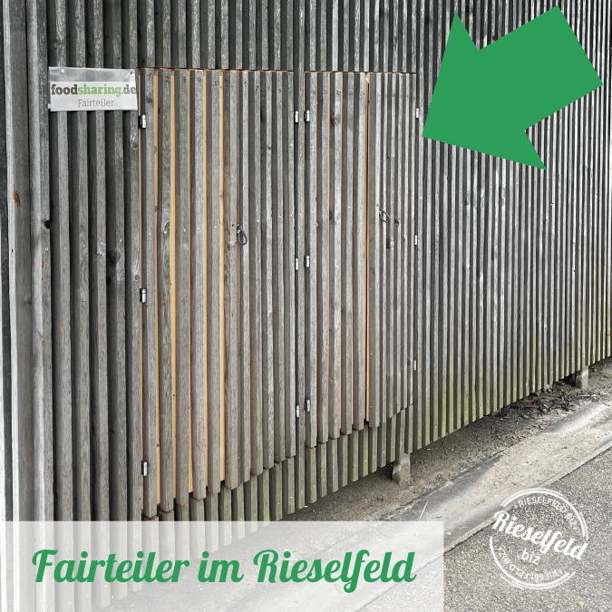 Fairteiler im Rieselfeld außen