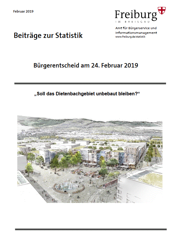 Dietenbach Ergebnisband zum Buergerentscheid 2019