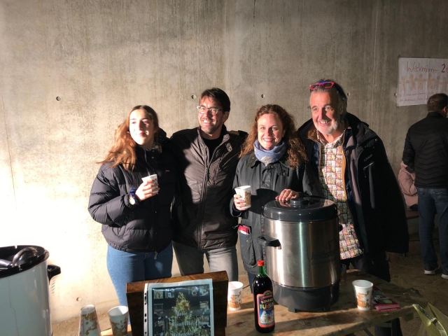 Sankt martin Rieselfeld Glühweinausschank