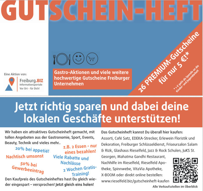 Gutscheinheft 2020 - Titel