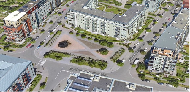 Mittel uebersichtsfoto mathilde von otto platz 3d stadtmodell fr