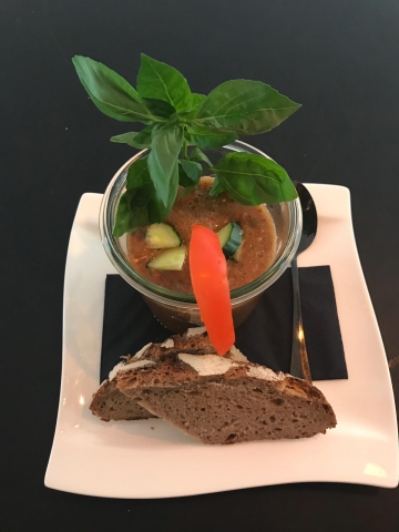 Gazpacho Kaffeezeit Mittagstisch