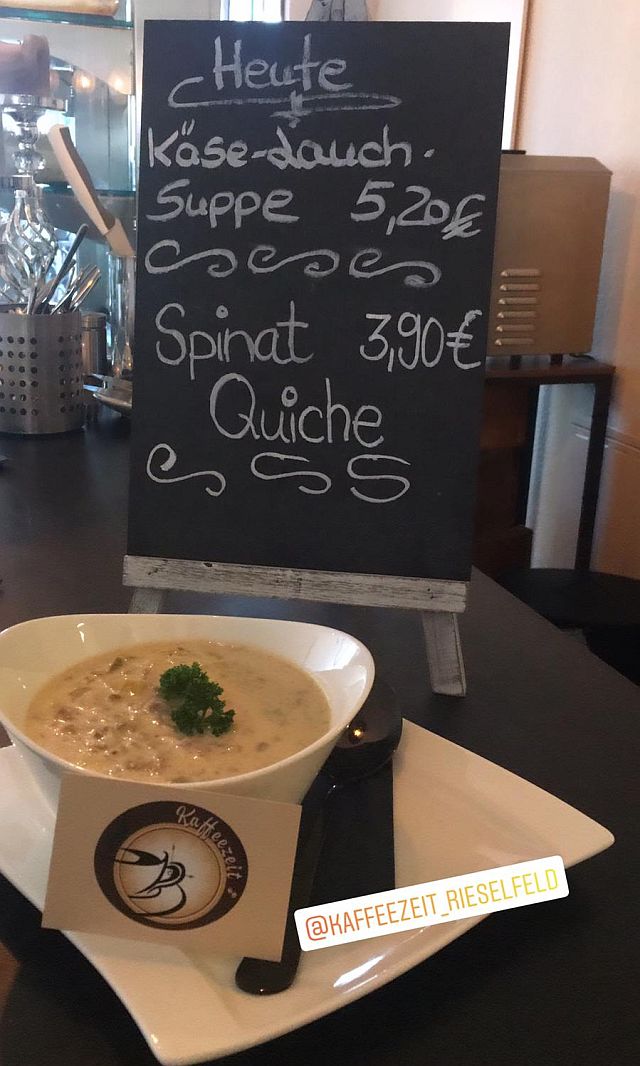 Käse Lauch Suppe Spinat Quiche