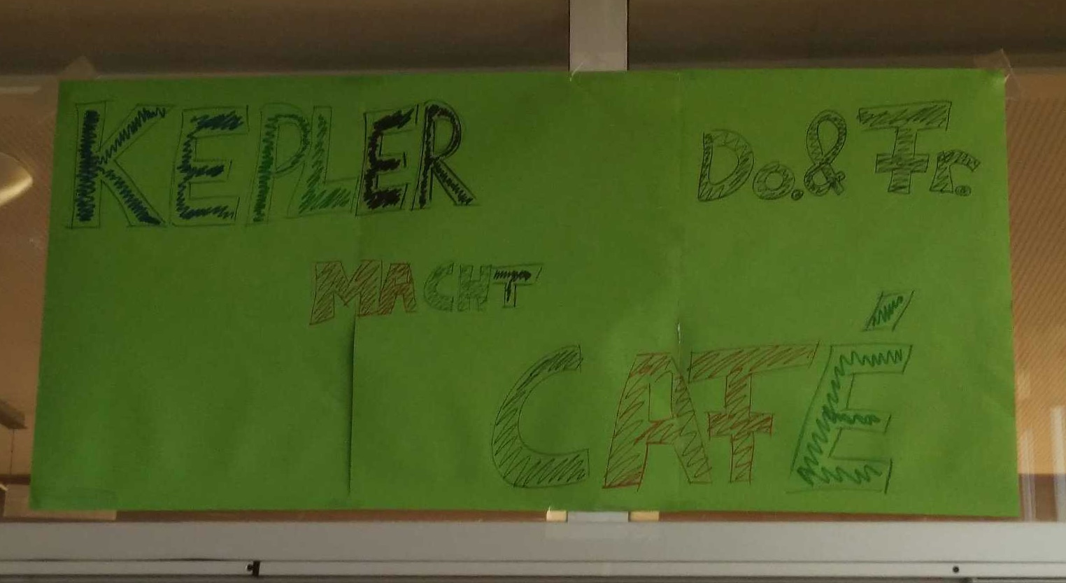 Kepler macht cafe Plakat
