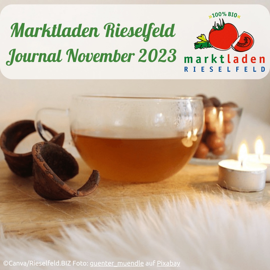 Kürbisse aus Tee aus dem Marktladen Rieselfelddem Marktladen Rieselfeld