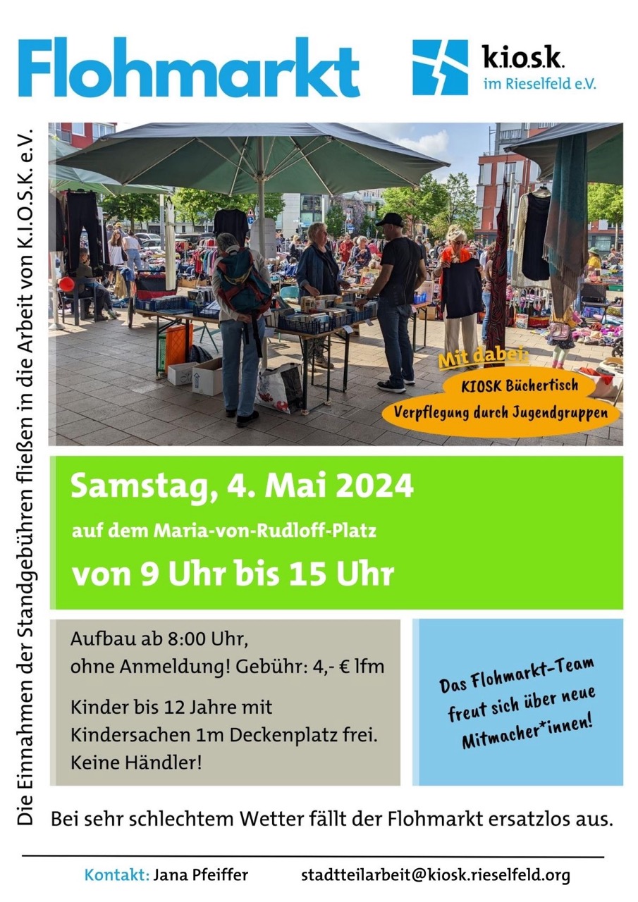 Flohmarkt Rieselfeld 2024 05 04