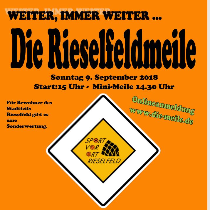 Die Rieselfeldmeile Logo 2018 SvO