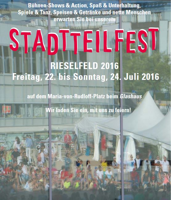 Stadteilfest Rieselfeld 2016 Titel