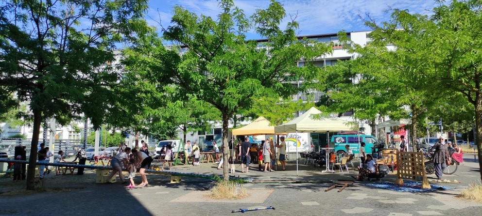 Aktionsnachmittag auf dem Geschwister-Scholl-Platz