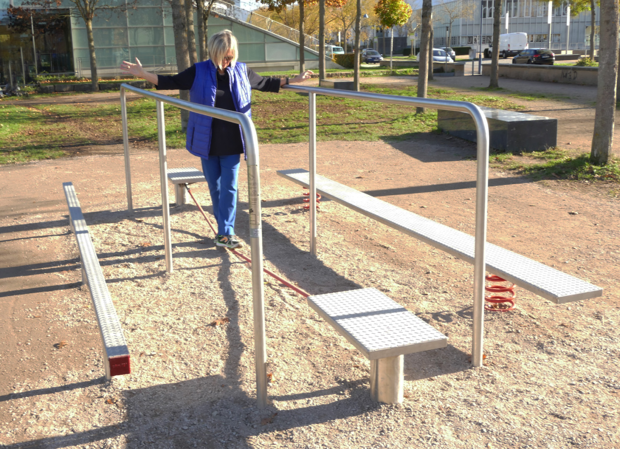 Einweihung des Bewegungsparcours im Rieselfeld