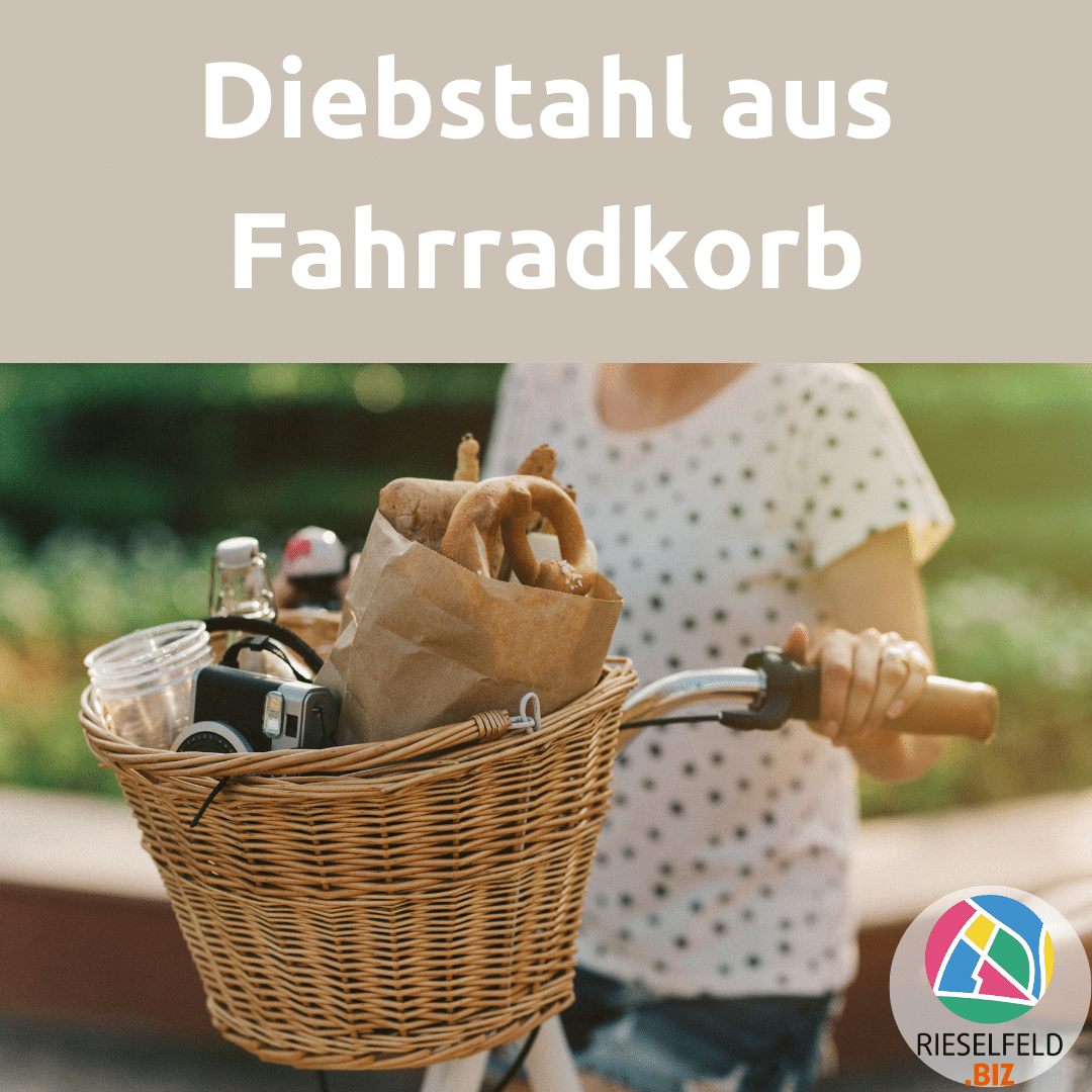 Wieder vermehrt Diebstähle von Rucksäcken und Taschen aus Fahrradkörben