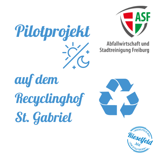 Recyclinghof St. Gabriel: Pilotprojekt gestartet