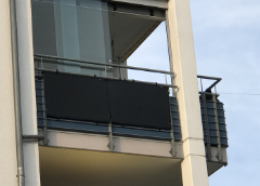 Solarpanele am Balkon