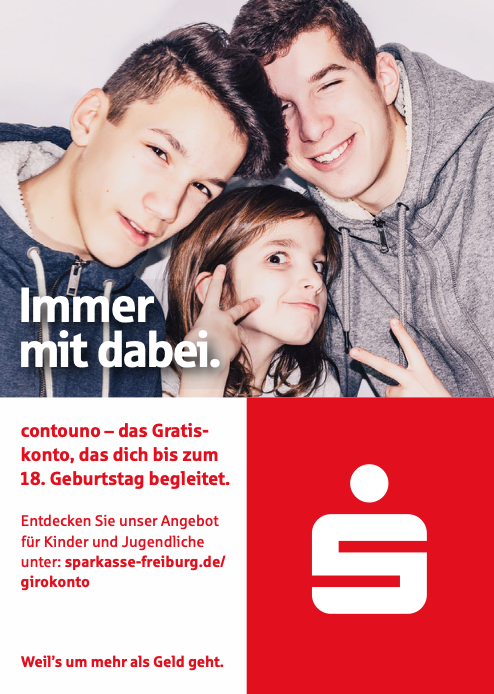 Anzeige: contouno - das Gratiskonto, das dich bis zum 18. Geburtstag begleitet