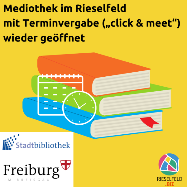Click & meet: Mediothek und Stadtbibliothek mit Terminvergabe