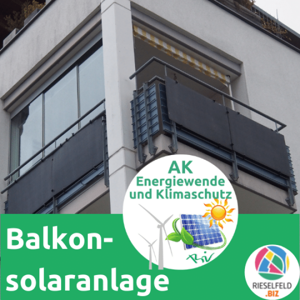 Balkonsolaranlage