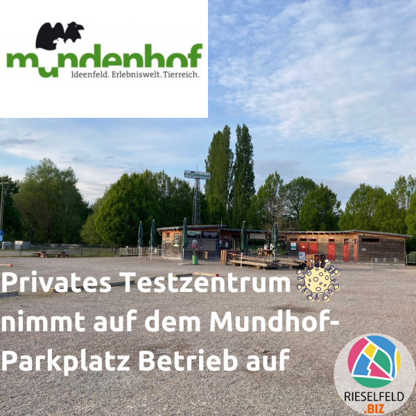 Privates Testzentrum nimmt auf dem Parkplatz Betrieb auf