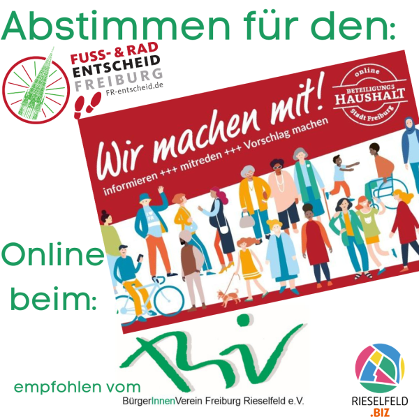 Abstimmen für den Fuß- und Radentscheid