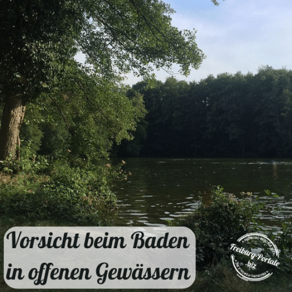 Die Polizei bittet um Vorsicht beim Baden in offenen Gewässern