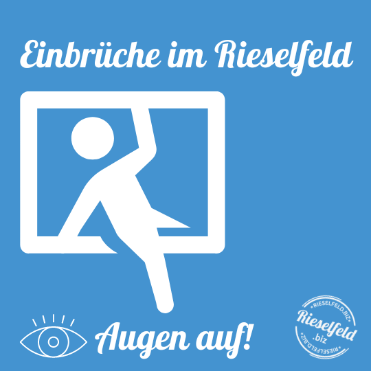 Einbrüche im Rieselfeld