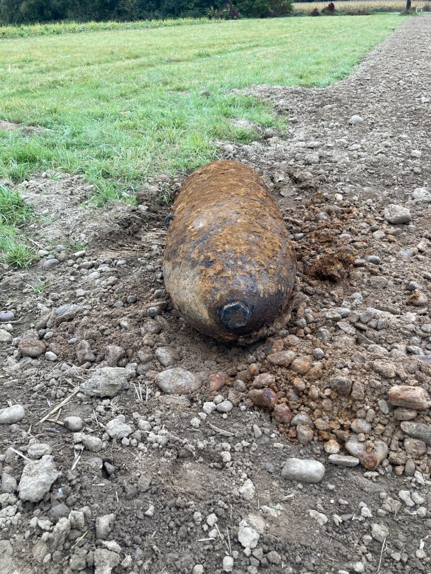 Fliegerbombe im Dietenbachgebiet