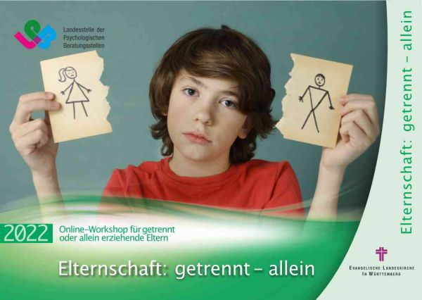Flyer Elternschaft getrennt allein