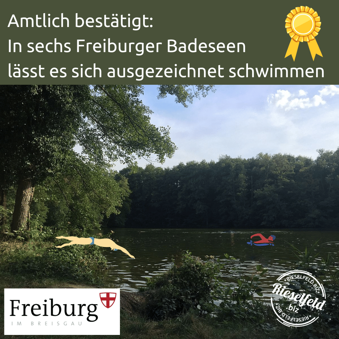 Badeseen bieten hervorragende Wasserqualität